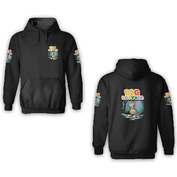 Discover Big Brother Dino Lover 3D Hoodies