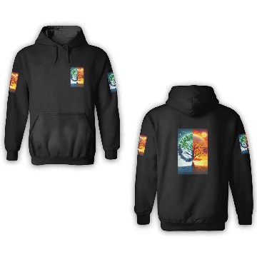 Discover The Tree of Life Summer to Winter 3D Hoodies