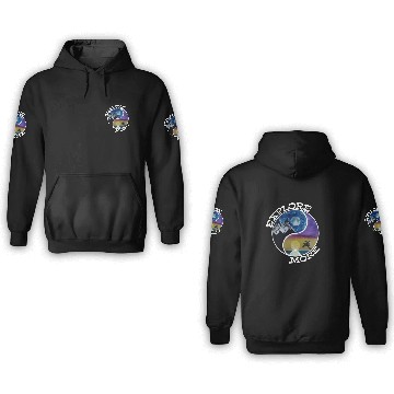 Discover Explore more mountains & oceans wanderlust guided 3D Hoodies