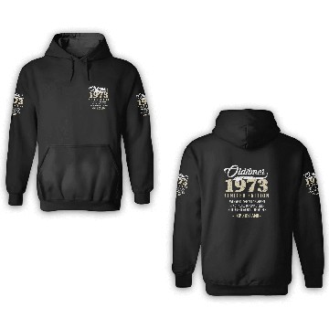 Discover 50th Birthday Vintage 1973 3D Hoodies