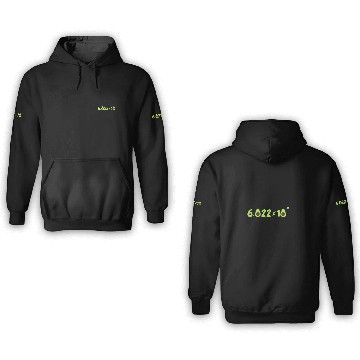 Discover Funny Avocado Avogadro' Number 3D Hoodies