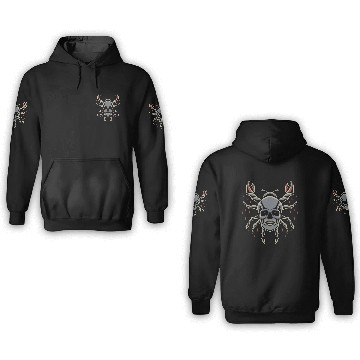 Discover Skull Insect 3D Hoodies