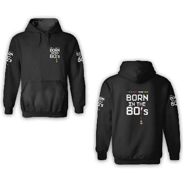 Discover 1982 Birtday Retro Gamer Pixel Born in the 80s 3D Hoodies