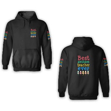 Discover Autism Teacher Gift 3D Hoodies