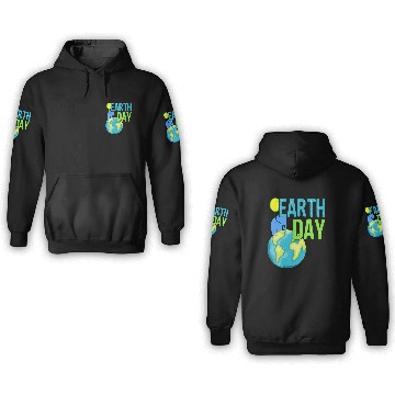 Discover Earth Day 2019 3D Hoodies Great Vintage Ear Elephant S