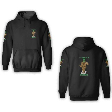 Discover Bigfoot I Have Come For The Shenanigans St Patrick 3D Hoodies