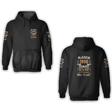 Discover March 1998 Birthday Surprise 3D Hoodies