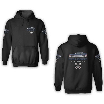 Discover FOX BODY Shadow Blue 3D Hoodies