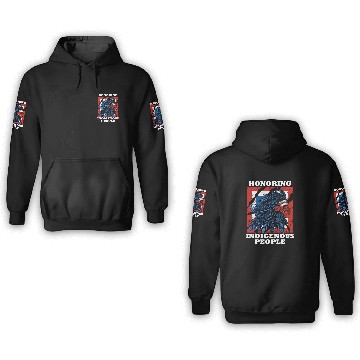 Discover Honoring Indigenous People Heritage Native America 3D Hoodies
