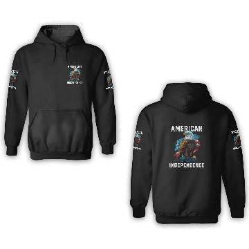 Discover American Independence American Bald Eagle 4th of 3D Hoodies