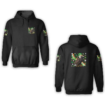 Discover Irish American Flag Eagle St. Patrick’s Day 3D Hoodies