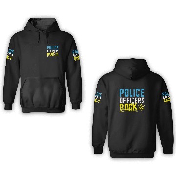 Discover Military Police Officer Cop Law Enforcement 3D Hoodies