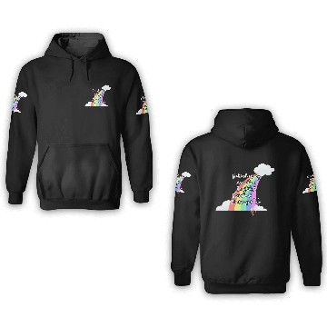 Discover Behind Every Storm Is A Beautiful Rainbow Never Gi 3D Hoodies
