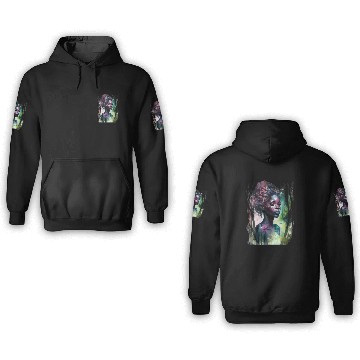 Discover Black Nature Goddess - African American, Woodland 3D Hoodies