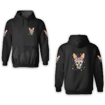 Discover Happy Easter Sunday Bunny Dia De Los Muertos 3D Hoodies