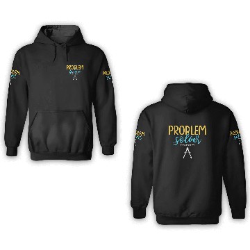 Discover Problem Solver #mathteacher Math Teacher 3D Hoodies