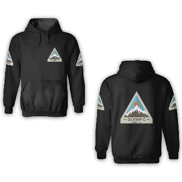 Discover Olympic National Park 3D Hoodies