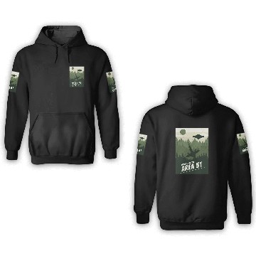 Discover Welcome To area 51 3D Hoodies