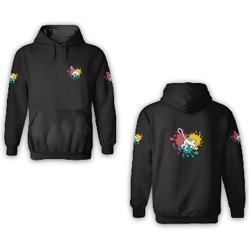 Discover monkey silhouette 3D Hoodies
