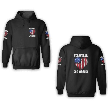 Discover Patriotic Veteran USA Flag American Memorial Day 3D Hoodies