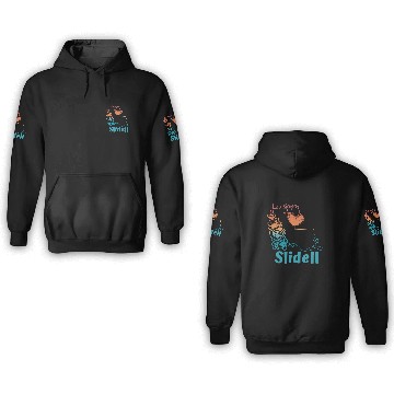 Discover I love my home town Slidell Louisiana 3D Hoodies