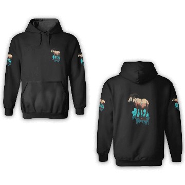 Discover a mountain goat lives in the mountains 3D Hoodies