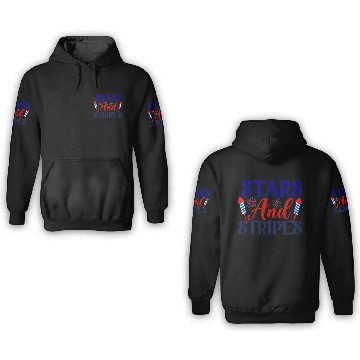 Discover Stars And Stripes 3D Hoodies