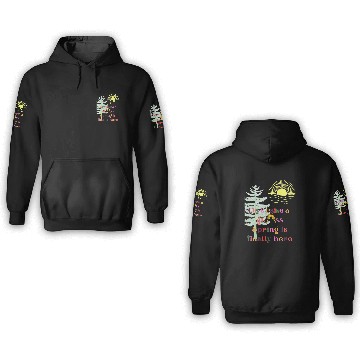 Discover raise a glass to spring 3D Hoodies