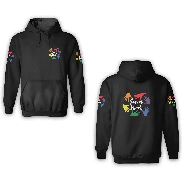 Discover Social Work Worker Graduation Job 3D Hoodies
