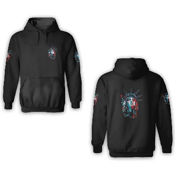 Discover Color Drops Lady Liberty 3D Hoodies