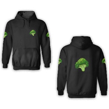 Discover eat vegetables 3D Hoodies