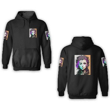 Discover AI ART 01 GAMER GIRL 3D Hoodies