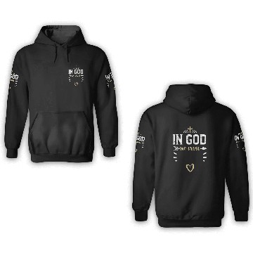 Discover In God we trust - Jesus 3D Hoodies