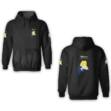 Discover Maine Wrestling 3D Hoodies
