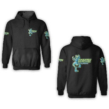 Discover Coastal Conqueror | Swimming Character 3D Hoodies