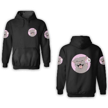Discover American Pitbull Terrier Puppy Pet Cute Pitbull 3D Hoodies