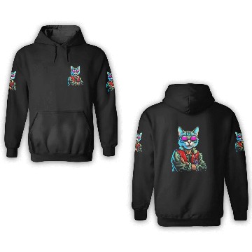 Discover worker cat, mom 3D Hoodies