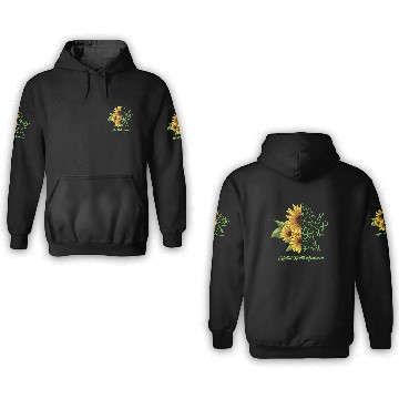 Discover Sunflower May Green Mental Health Awareness 3D Hoodies