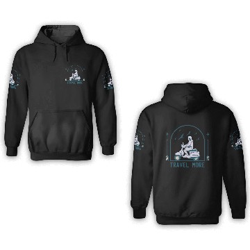 Discover Travel More Vacation Explore Wanderlust Holidays 3 3D Hoodies