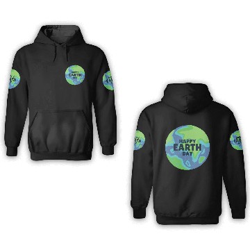 Discover Happy Earth Day 3D Hoodies
