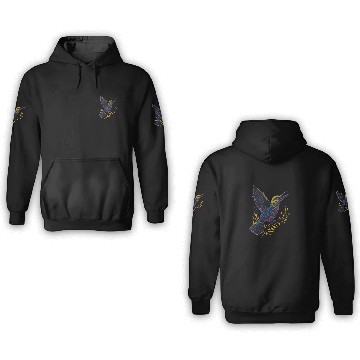 Discover Nature Lovers - Charming Hummingbird 3D Hoodies
