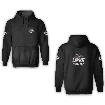 Discover Live Love Vinyl Record Music Phonogram 3D Hoodies
