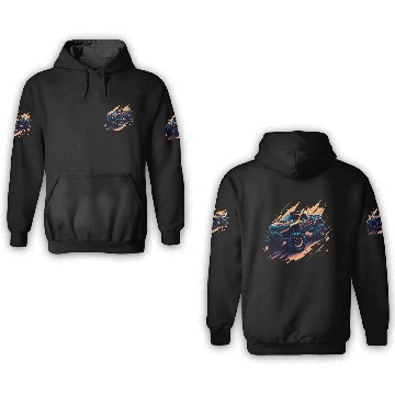 Discover Monster Truck Vehicle Car 3D Hoodies