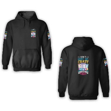 Discover Bingo Card Game Grandma Bingo Player Bingo Cards 3D Hoodies