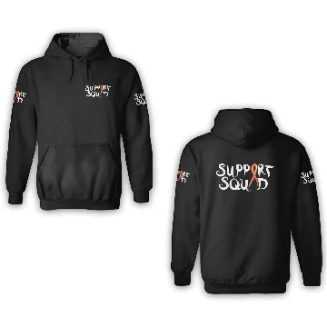 Discover Leukemia Supporters Support Squad 3D Hoodies