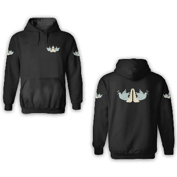 Discover Prayer Hands Peace Doves Christian 3D Hoodies