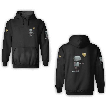 Discover Sad Robot 3D Hoodies