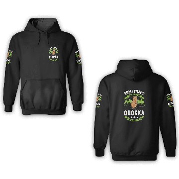 Discover Quokka Gift Short-tailed Kangaroo 3D Hoodies