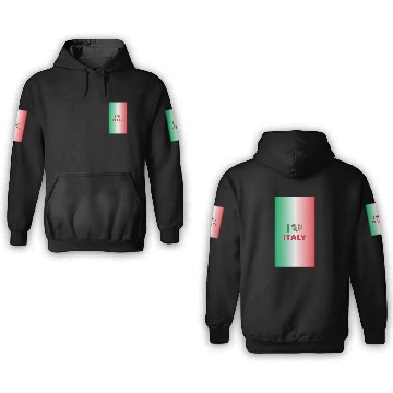 Discover I Love Italy 3D Hoodies