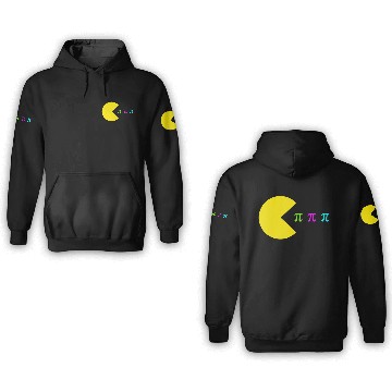 Discover Video Game Pi Day Gamer Math Teacher Kids Boys Men 3D Hoodies